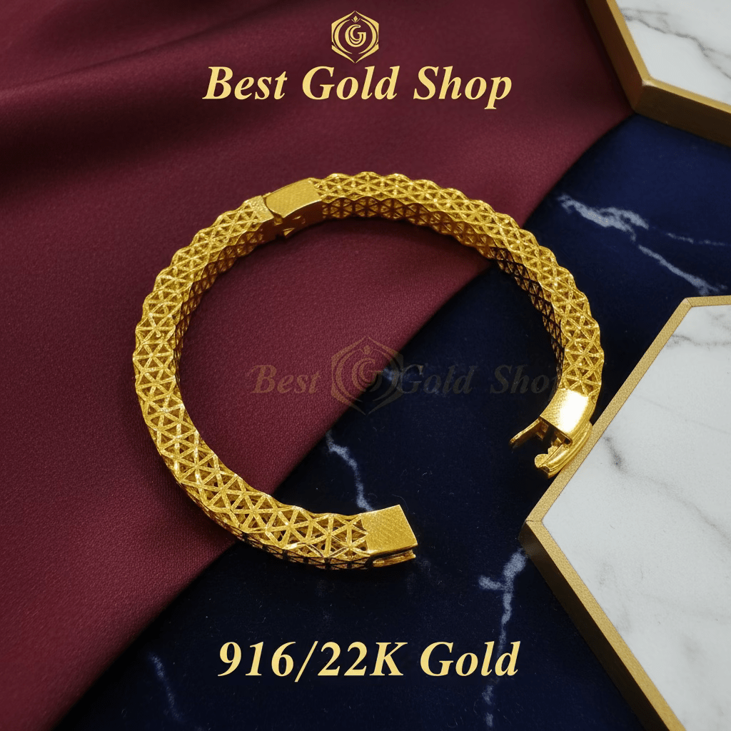 22K / 916 Gold Celestial Bangle by Best Gold ShopBraceletsBest Gold Shop