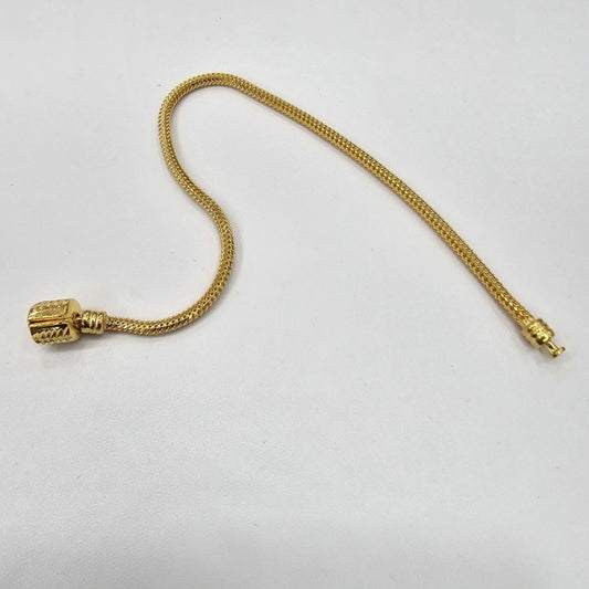 22k / 916 Gold Charm Cutting OVAL Bracelet by Best Gold Shop - Best Gold Shop 22k gold 22k gold bracelet 916 gold Bracelets