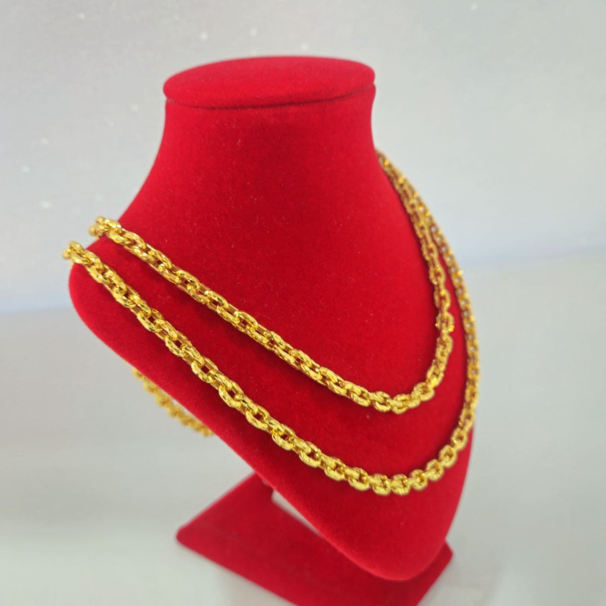 22k / 916 Gold Classic Gold Anchor Chain by Best Gold Shop - Best Gold Shop 22k gold 22k gold necklace 916 gold Necklaces