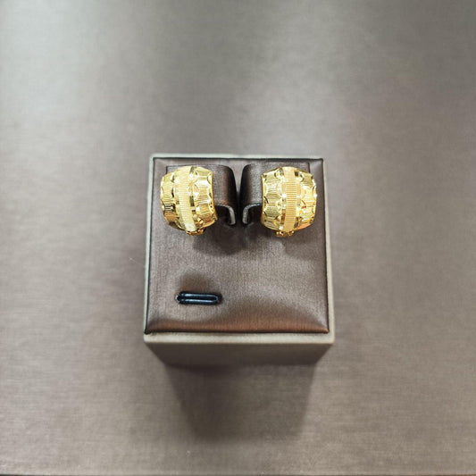 22k / 916 Gold Clip Earring v15-Earrings-Best Gold Shop