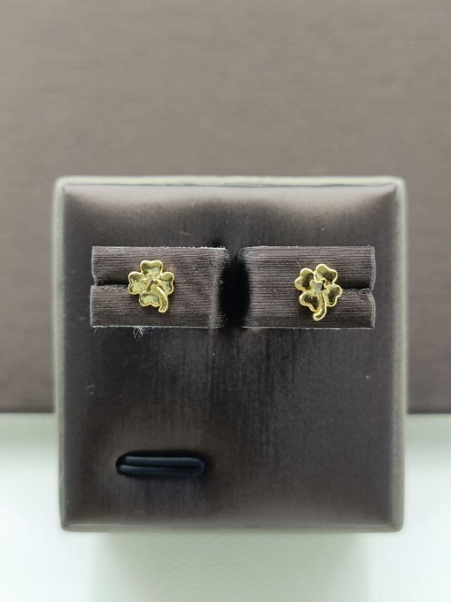 22k / 916 Gold Clover Earring - Best Gold Shop 22k gold 22k gold earring 916 gold Earrings