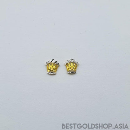 22k / 916 Gold Crown Earring - Best Gold Shop 22k gold 22k gold earring 916 gold 916 gold