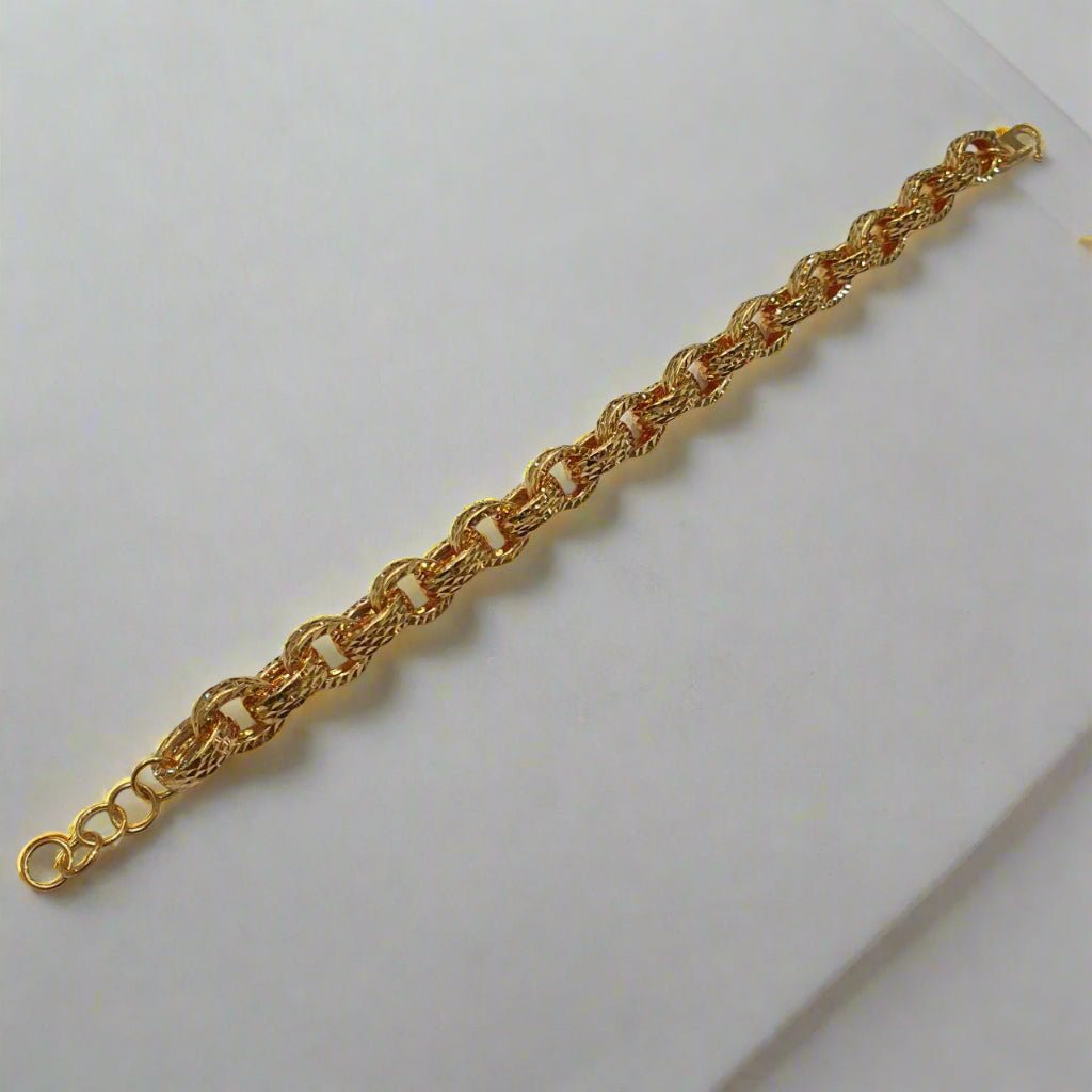 22k / 916 Gold Cutting Anchor Bracelet - Best Gold Shop 22k gold 22k gold bracelet 916 gold Bracelets