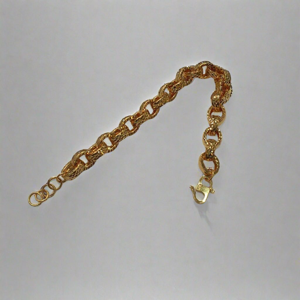 22k / 916 Gold Cutting Anchor Bracelet - Best Gold Shop 22k gold 22k gold bracelet 916 gold Bracelets