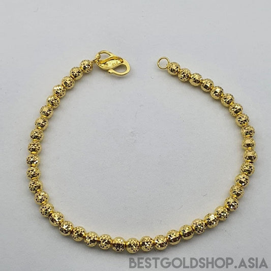 22k / 916 Gold cutting ball bracelet - Best Gold Shop 22k gold 22k gold bracelet 916 gold 916 gold