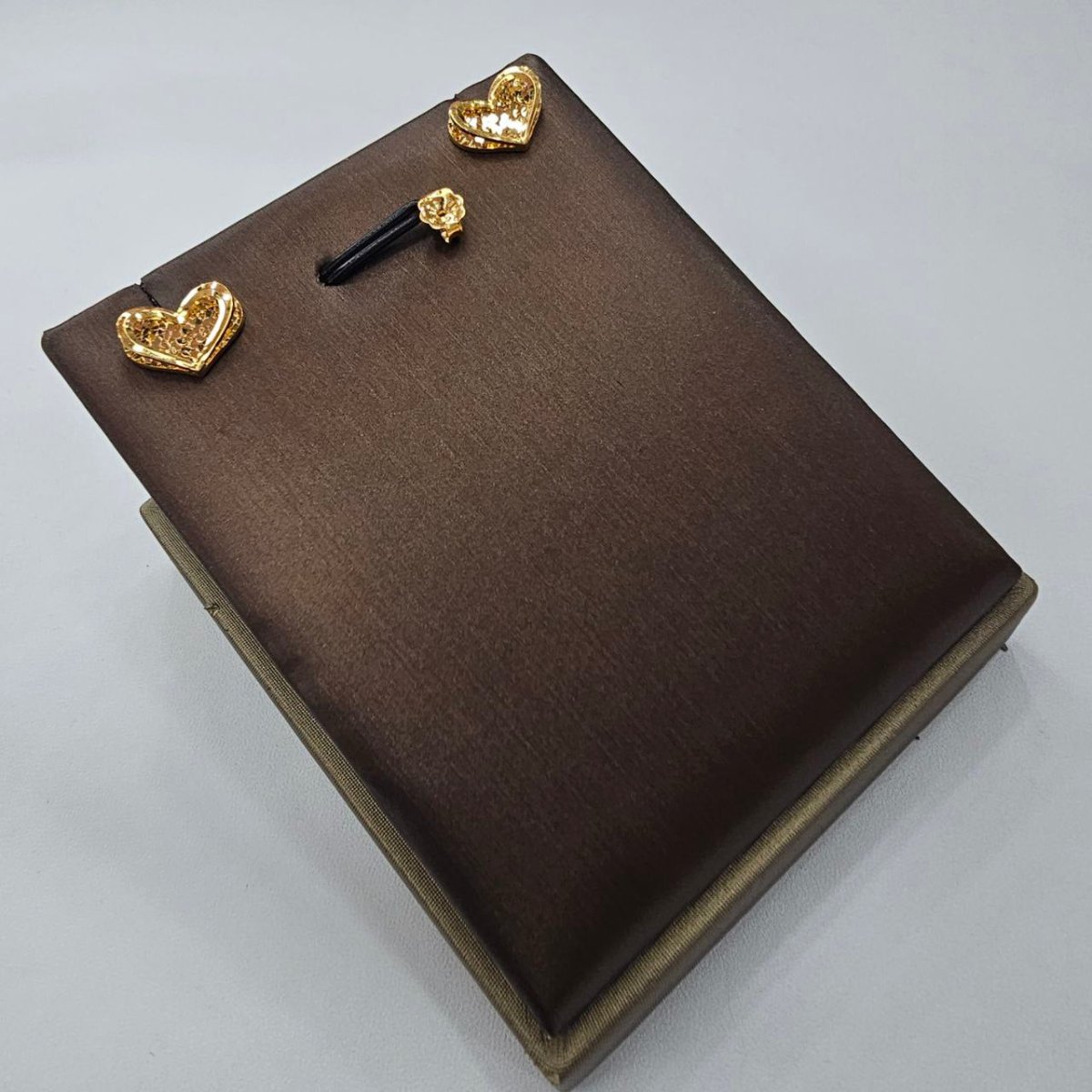 22k / 916 Gold Cutting Heart design Earring - Best Gold Shop 22k gold 22k gold earring 916 gold Earrings