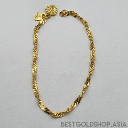 22k / 916 Gold Disco Bracelet - Best Gold Shop 22k gold 22k gold bracelet 916 gold 916 gold