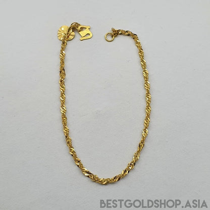 22k / 916 Gold Disco Bracelet - Best Gold Shop 22k gold 22k gold bracelet 916 gold 916 gold