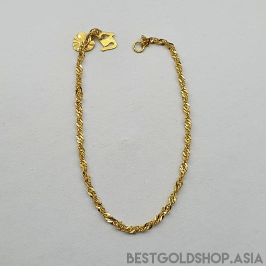 22k / 916 Gold Disco Bracelet - Best Gold Shop 22k gold 22k gold bracelet 916 gold 916 gold