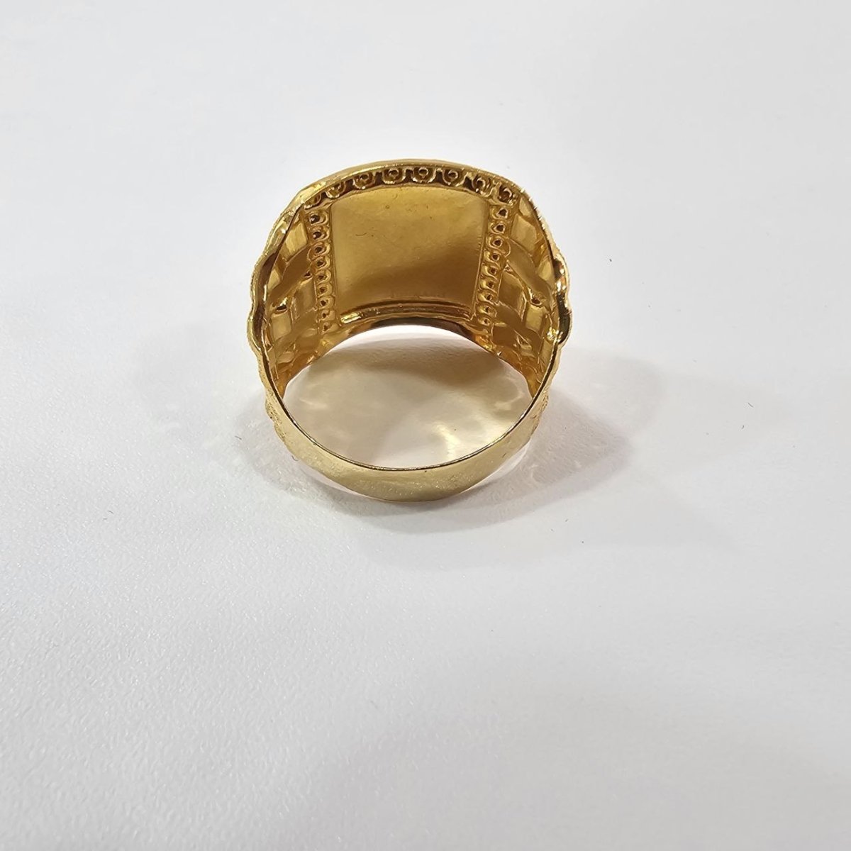 22k / 916 Gold Dollar Sign Ring v2 by Best Gold Shop - Best Gold Shop 22k gold 22k gold ring 916 gold Rings