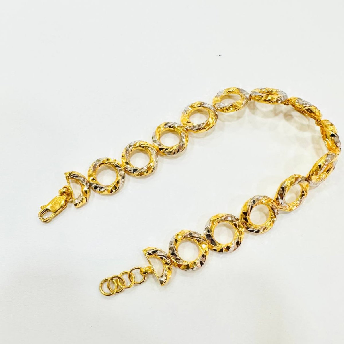 22k / 916 Gold Donut Ring Bracelet - Best Gold Shop 22k gold 22k gold bracelet 916 gold Bracelets