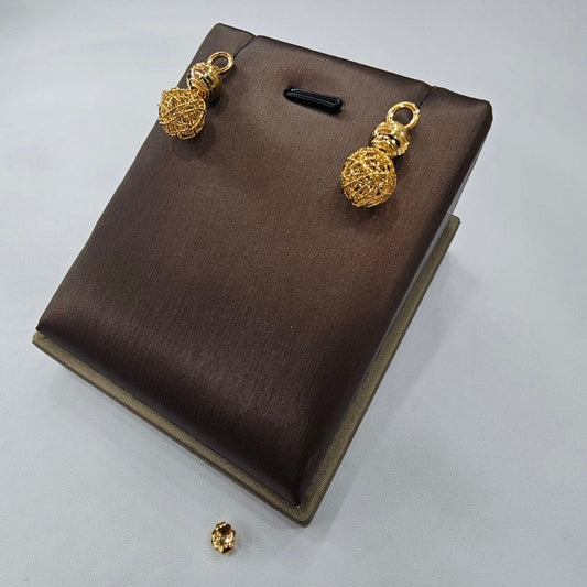 22k / 916 Gold Double Ball Earring - Best Gold Shop 22k gold 22k gold earring 916 gold Earrings