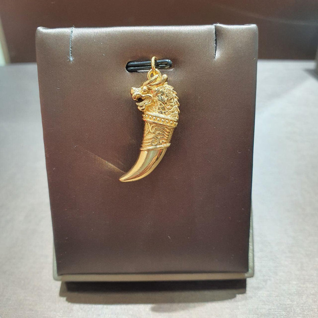 22k / 916 Gold Dragon Tooth Pendant-Charms & Pendants-Best Gold Shop