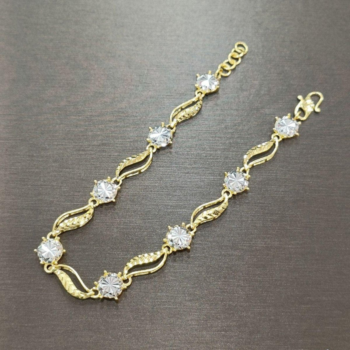 22k / 916 Gold Elegant Bracelet Single side - Best Gold Shop 22k gold 22k gold bracelet 916 gold Bracelets