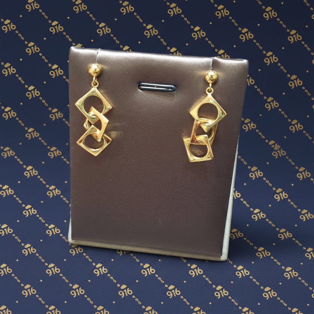 22k / 916 Gold Fancy Earring Simple and Elegant DesignEarringsBest Gold Shop