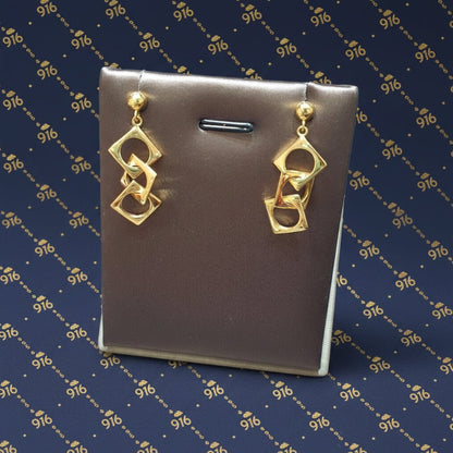 22k / 916 Gold Fancy Earring Simple and Elegant DesignEarringsBest Gold Shop