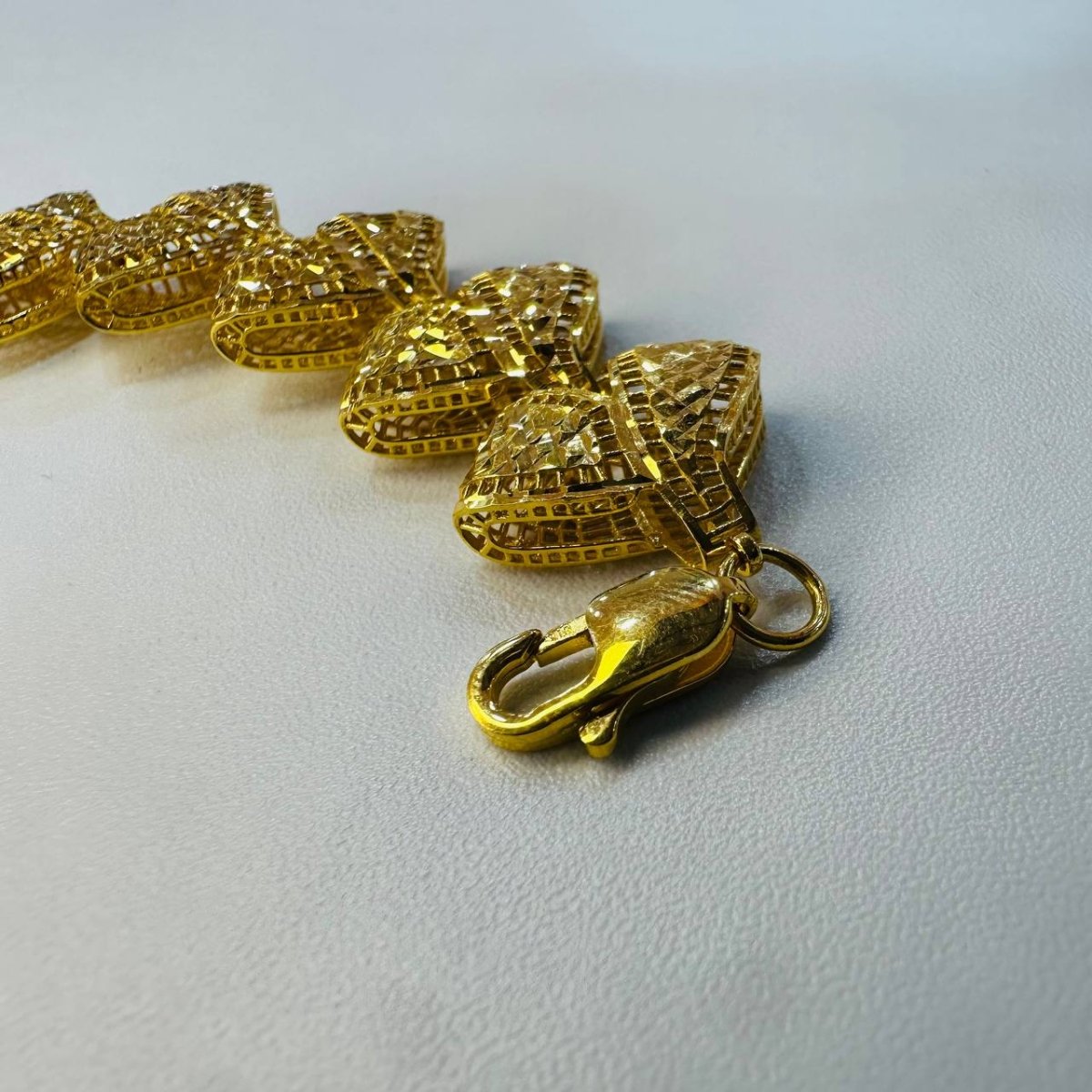 22K / 916 Gold Fancy Fan Design Bracelet Shiny Elegant - Best Gold Shop 22k gold 22k gold bracelet 916 gold Bracelets