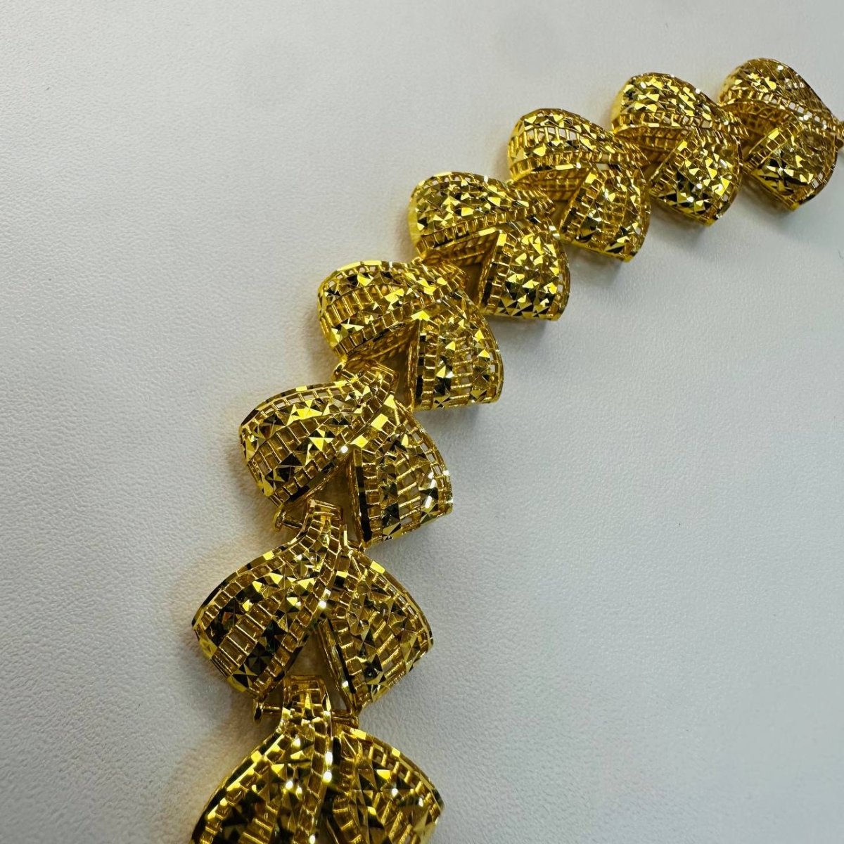 22K / 916 Gold Fancy Fan Design Bracelet Shiny Elegant - Best Gold Shop 22k gold 22k gold bracelet 916 gold Bracelets