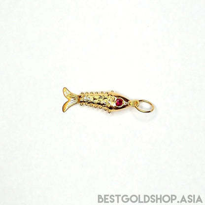 22k / 916 Gold Fighting Fish Pendant Different Size - Best Gold Shop 22k gold 22k gold pendant 916 gold 916 gold