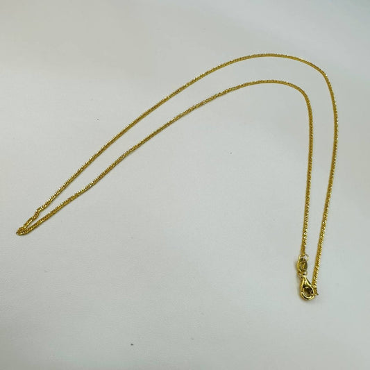 22K / 916 Gold Flat Box Necklace by Best Gold Shop - Best Gold Shop 22k gold 22k gold chain 22k gold necklace Necklaces