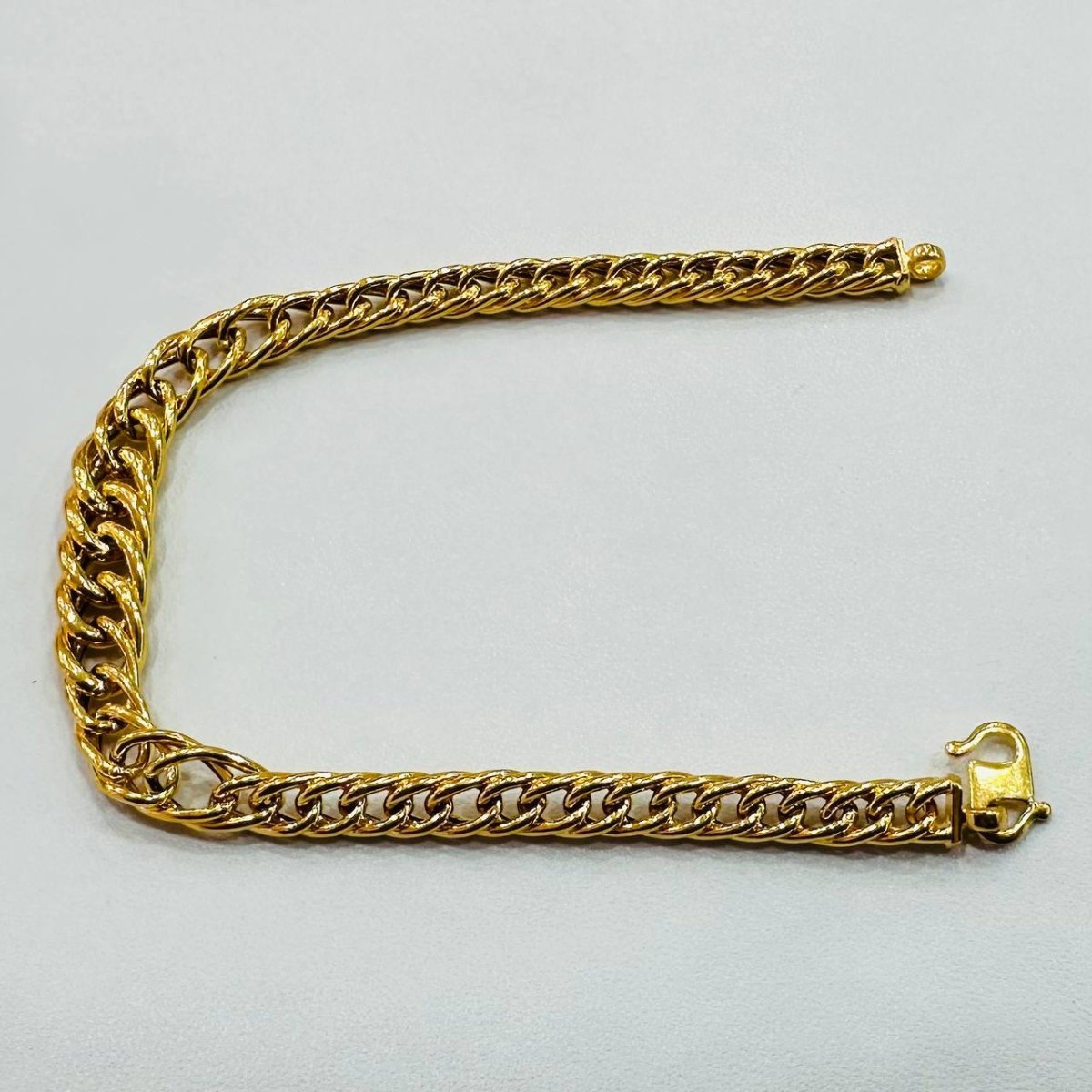 22k / 916 Gold Flat Spike Bracelet - Best Gold Shop 22k gold 22k gold bracelet 916 gold Bracelets