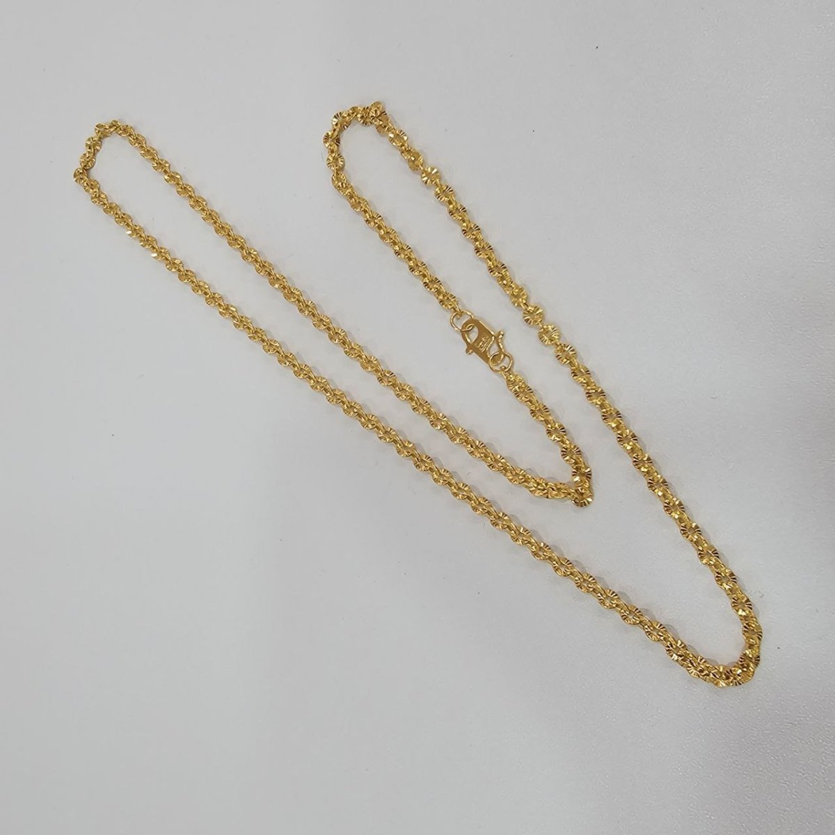 22k / 916 Gold Floral Chain / necklace by Best gold Shop - Best Gold Shop 22k gold 22k gold chain 22k gold necklace Necklaces