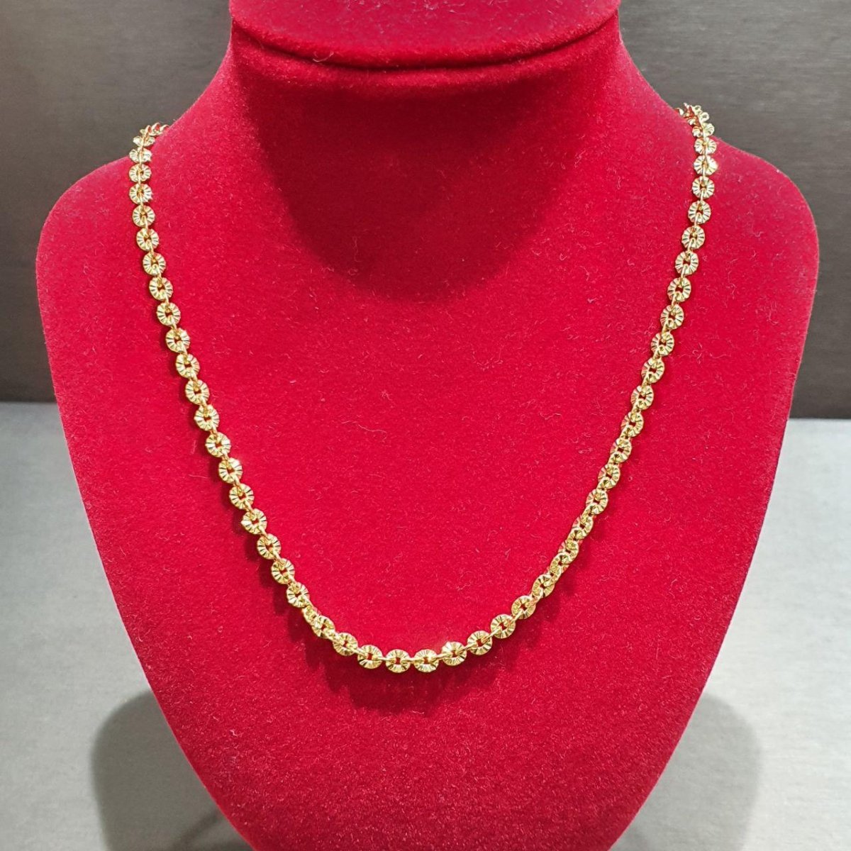 22k / 916 Gold Floral Necklace - Best Gold Shop 22k gold 22k gold necklace 916 gold Necklaces