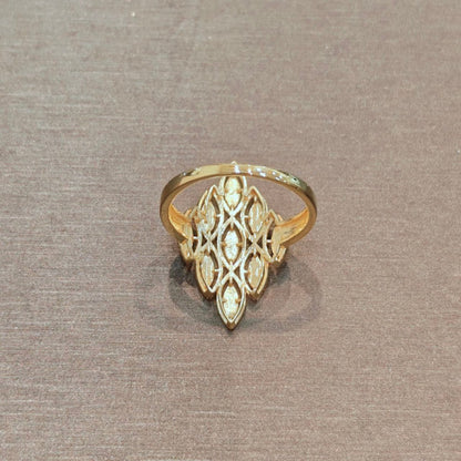 22k / 916 Gold Flower Design Ring V3 - Best Gold Shop 22k gold 22k gold ring 916 gold Rings