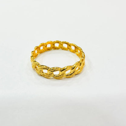 22k / 916 Gold Full Coco Ring Slim - Best Gold Shop 22k gold 22k gold ring 916 gold 916 gold