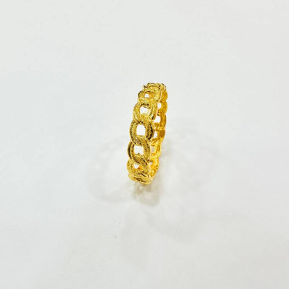 22k / 916 Gold Full Coco Ring Slim - Best Gold Shop 22k gold 22k gold ring 916 gold 916 gold