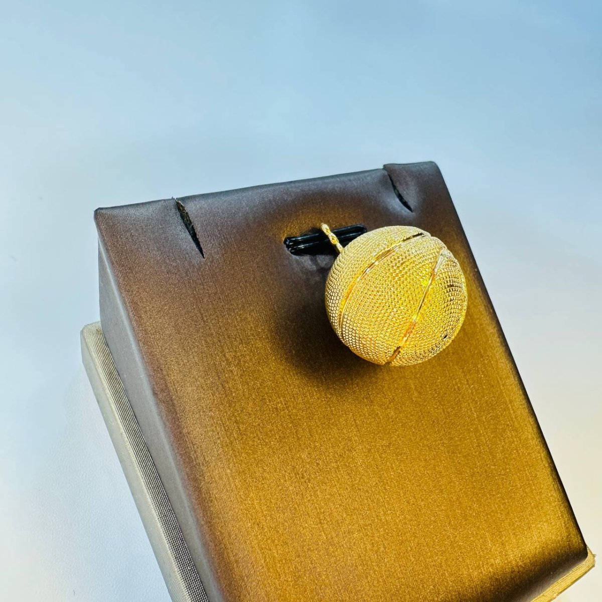 22K / 916 Gold Giant Basket - Ball Pendant (Lightweight Design) - Best Gold Shop 22k gold 22k Gold Charms 22k gold pendant Charms & Pendants