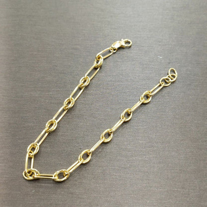 22k / 916 Gold Golden Link Elegance Bracelet - Best Gold Shop 22k gold 22k gold bracelet 916 gold Bracelets