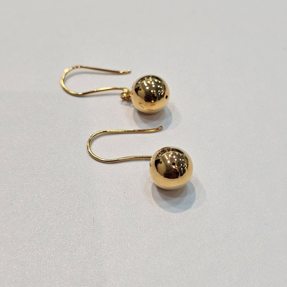 22K / 916 Gold Golden Orb Drop Earrings - Best Gold Shop 22k gold 22k gold earring 916 gold Earrings