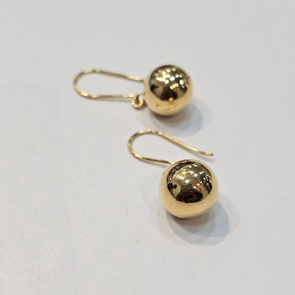 22K / 916 Gold Golden Orb Drop Earrings - Best Gold Shop 22k gold 22k gold earring 916 gold Earrings