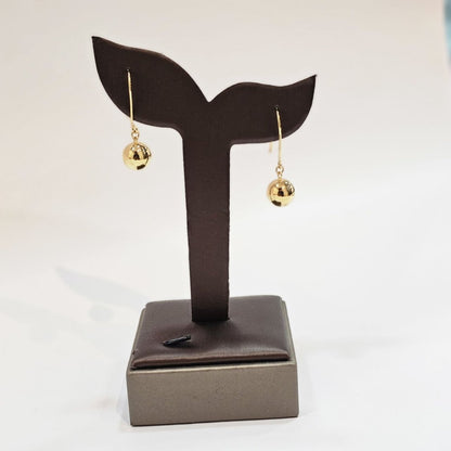 22K / 916 Gold Golden Orb Drop Earrings - Best Gold Shop 22k gold 22k gold earring 916 gold Earrings