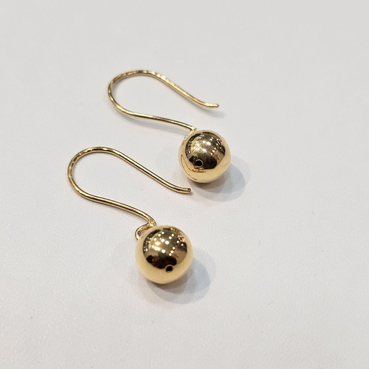 22K / 916 Gold Golden Orb Drop Earrings - Best Gold Shop 22k gold 22k gold earring 916 gold Earrings