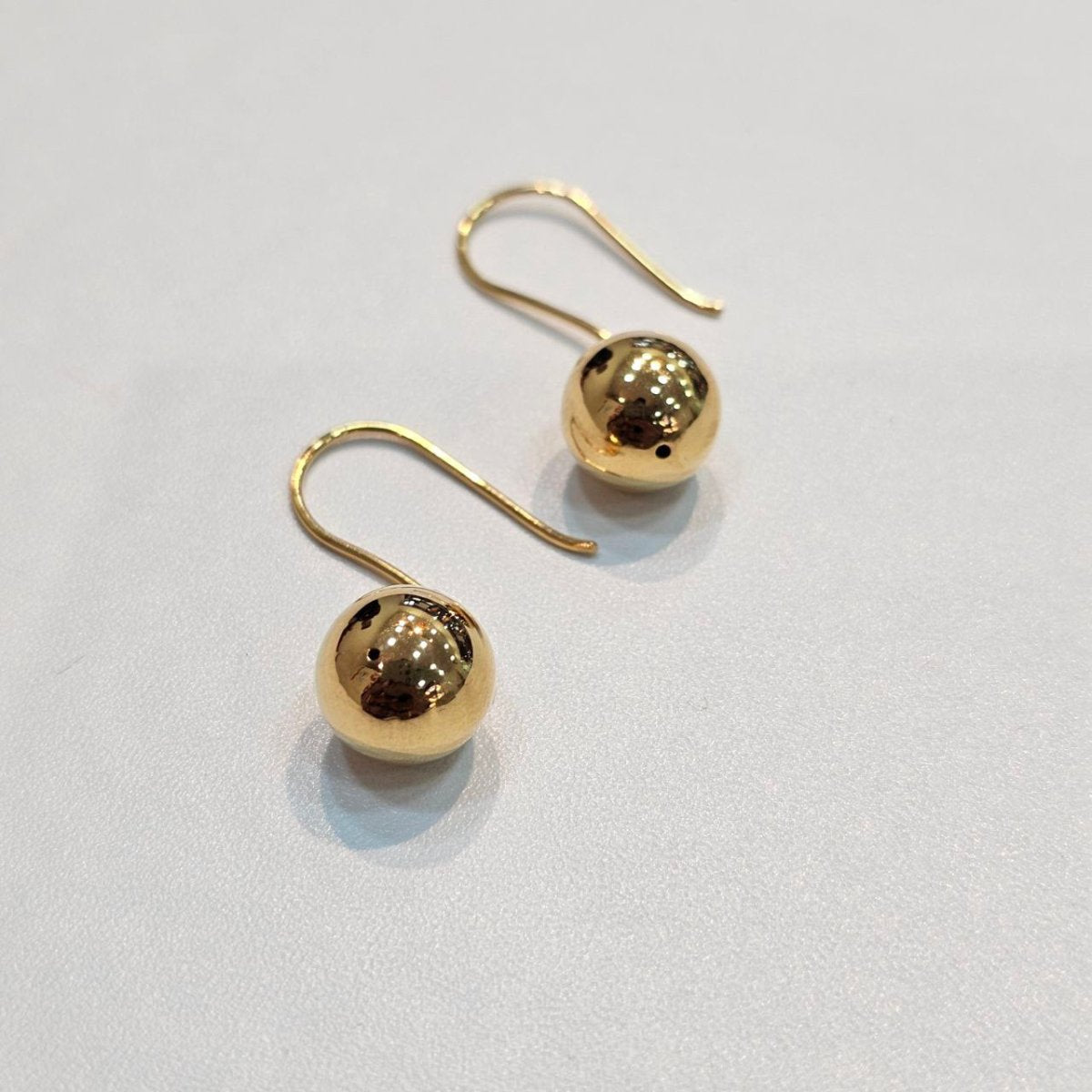 22K / 916 Gold Golden Orb Drop Earrings - Best Gold Shop 22k gold 22k gold earring 916 gold Earrings