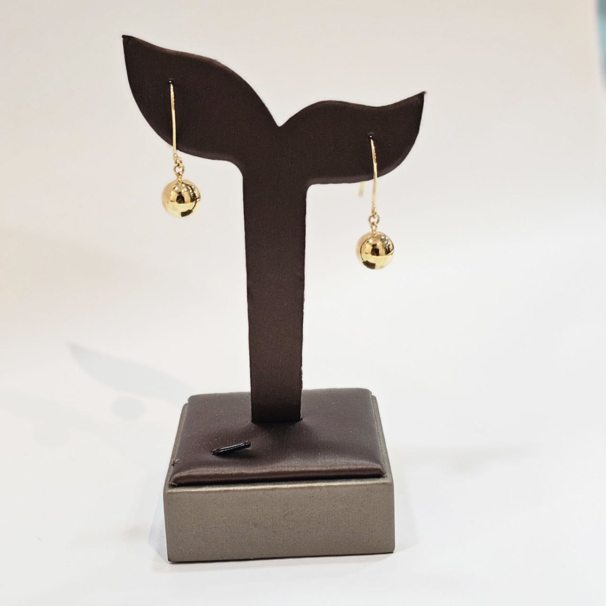 22K / 916 Gold Golden Orb Drop Earrings - Best Gold Shop 22k gold 22k gold earring 916 gold Earrings