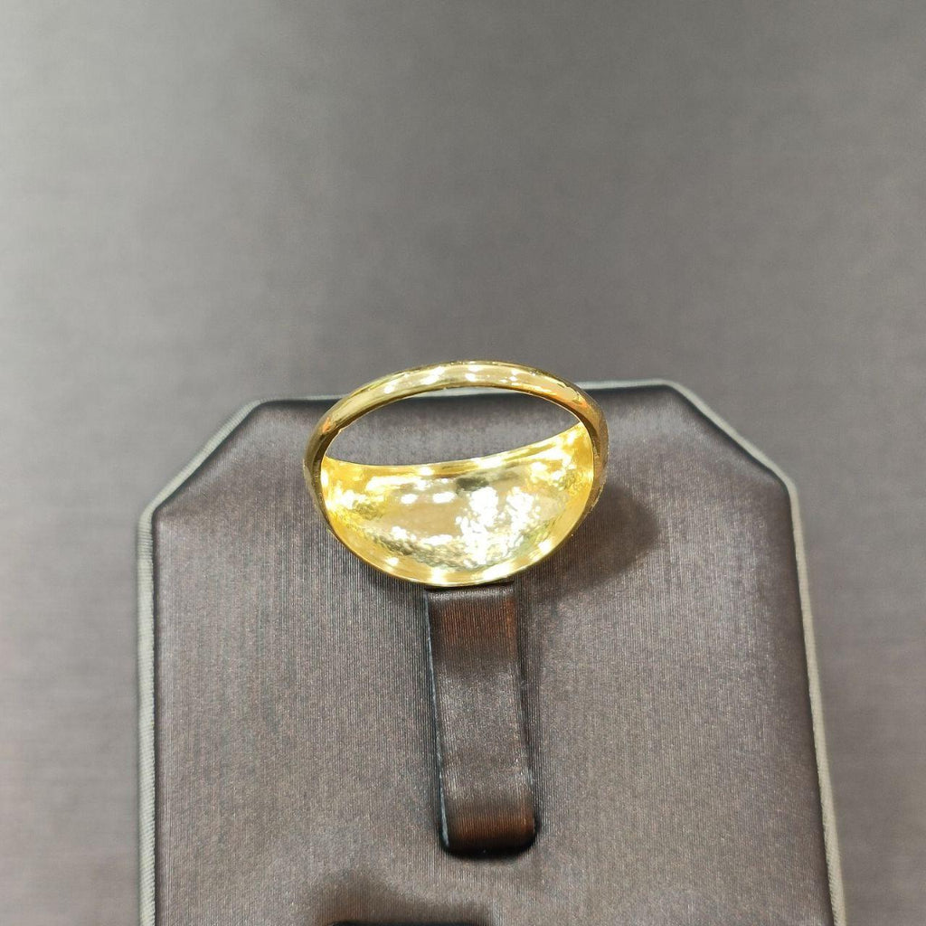22k / 916 Gold Half Hollow Ring By Best Gold Shop-916 gold-Best Gold Shop