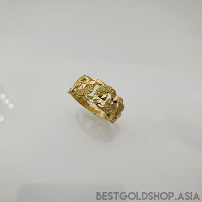 22k / 916 Gold Half Milo Ring - Best Gold Shop 22k gold 22k gold ring 916 gold 916 gold