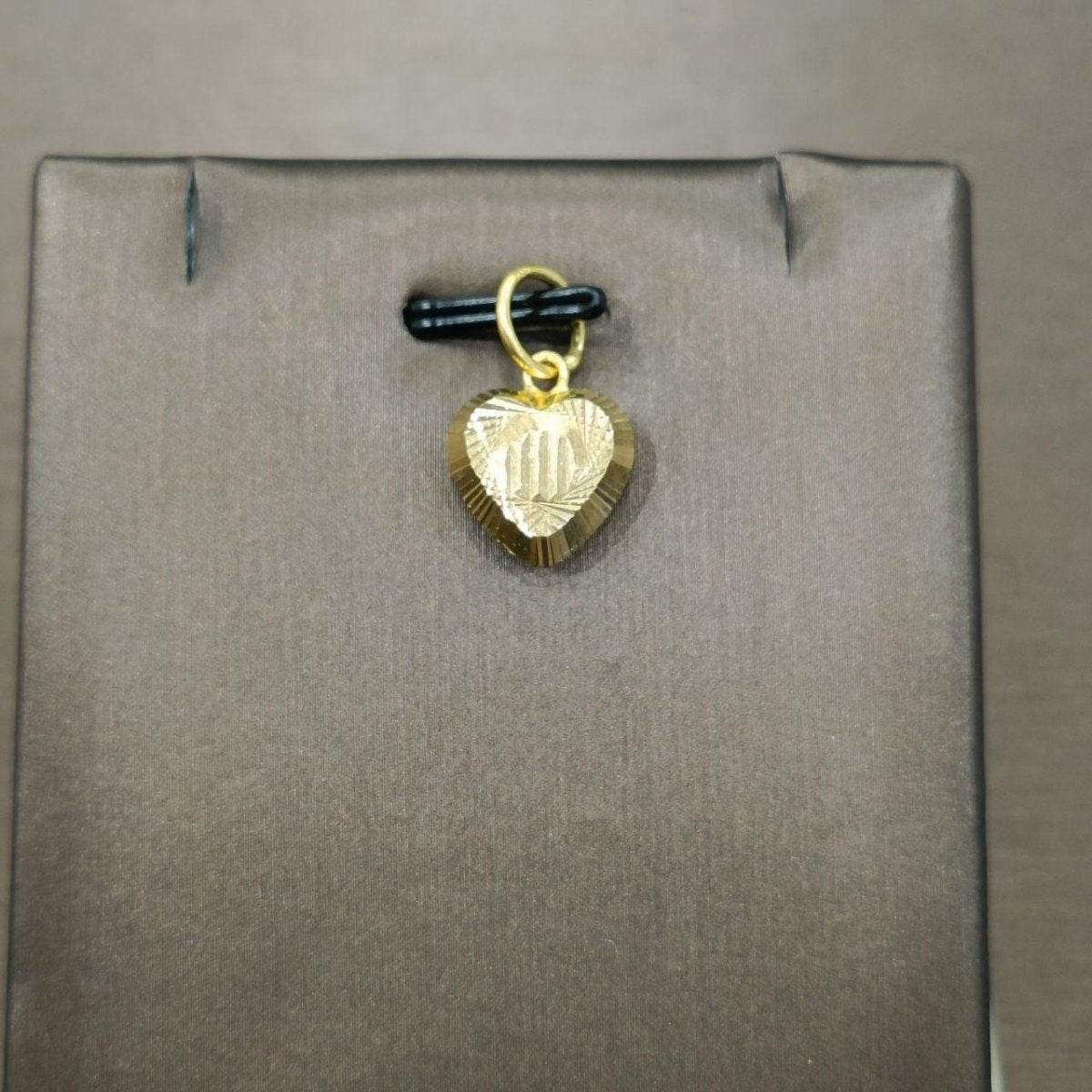 22k / 916 Gold Heart Cutting Pendant V5 - Best Gold Shop 22k gold 22k gold pendant 916 gold 916 gold