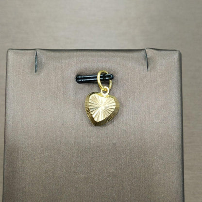 22k / 916 Gold Heart Cutting Pendant V5 - Best Gold Shop 22k gold 22k gold pendant 916 gold 916 gold