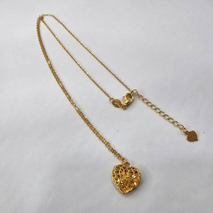22k / 916 Gold Heart Necklace By Best Gold Shop - Best Gold Shop 22k gold 22k gold chain 22k gold necklace Necklaces