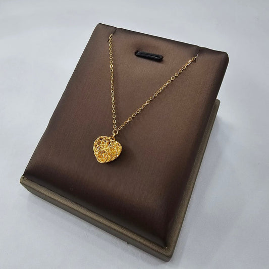 22k / 916 Gold Heart Necklace By Best Gold Shop - Best Gold Shop 22k gold 22k gold chain 22k gold necklace Necklaces