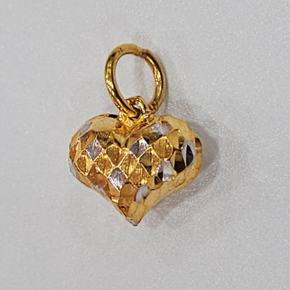 22k / 916 Gold Heart Necklace By Best Gold Shop - Best Gold Shop 22k gold 22k gold chain 22k gold necklace Charms & Pendants