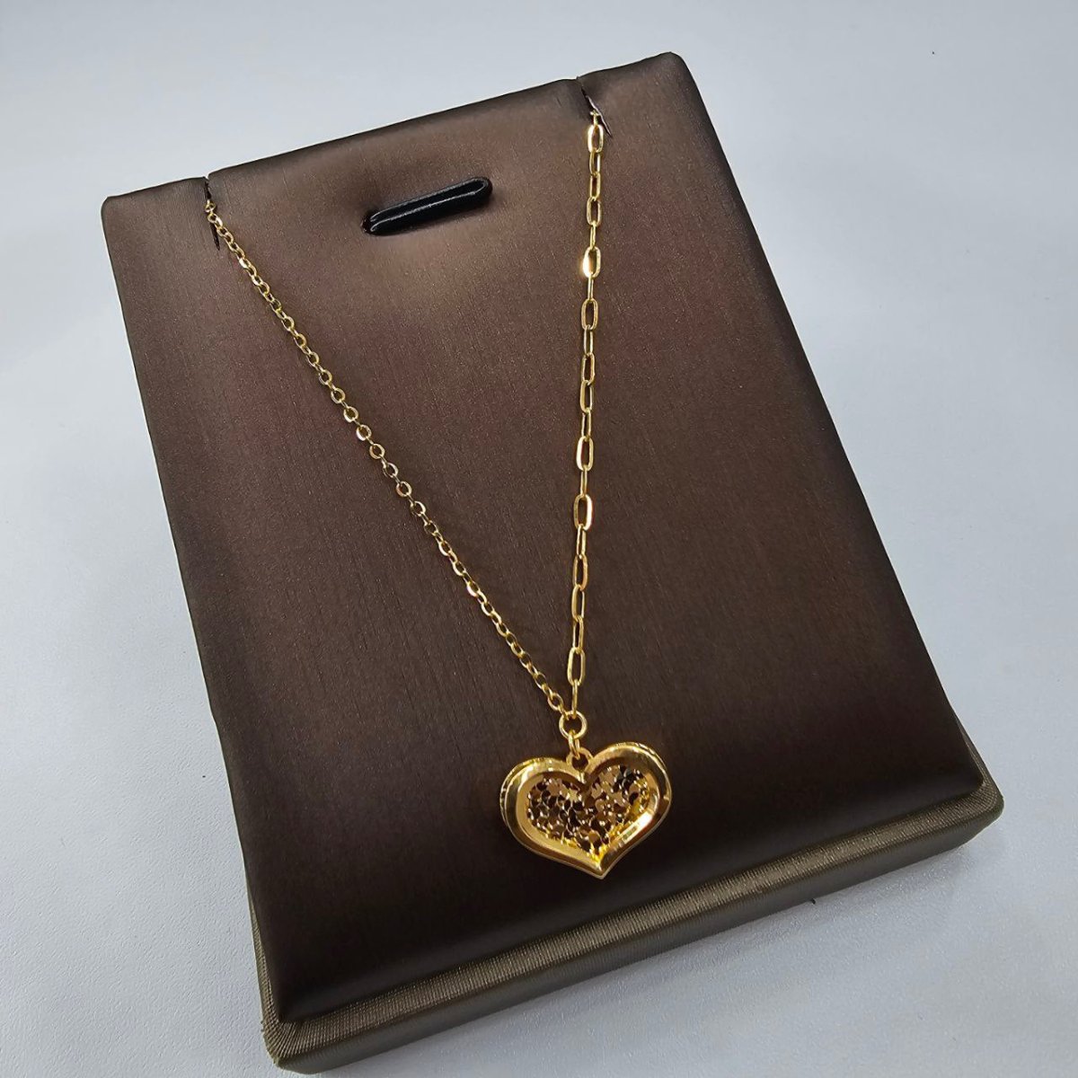 22k / 916 Gold Heart Necklace V2 By Best Gold Shop - Best Gold Shop 22k gold 22k gold chain 22k gold necklace Necklaces