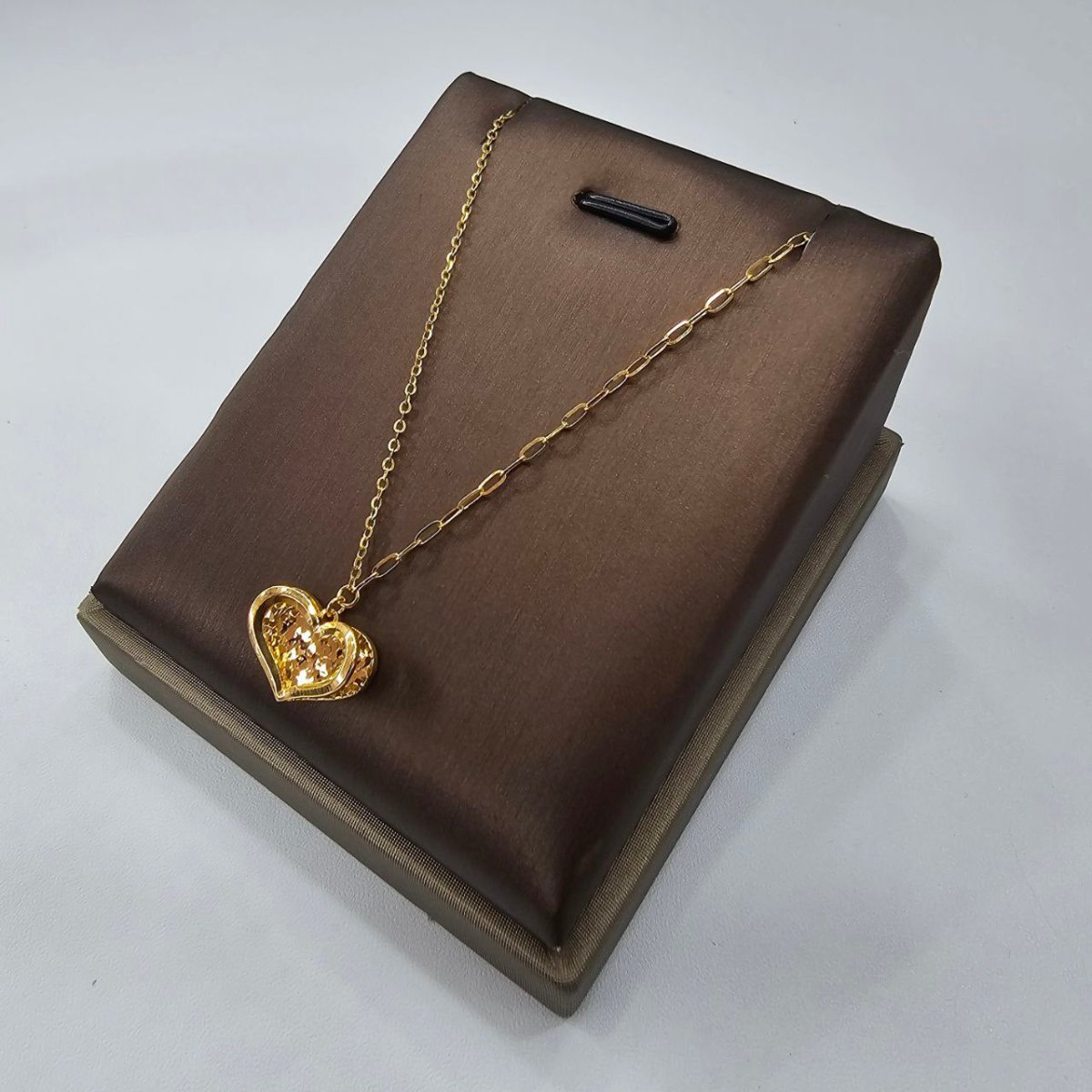 22k / 916 Gold Heart Necklace V2 By Best Gold Shop - Best Gold Shop 22k gold 22k gold chain 22k gold necklace Necklaces