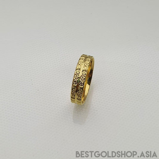 22K / 916 Gold High Polish Cutting Ring - Best Gold Shop 22k gold 22k gold ring 916 gold Rings