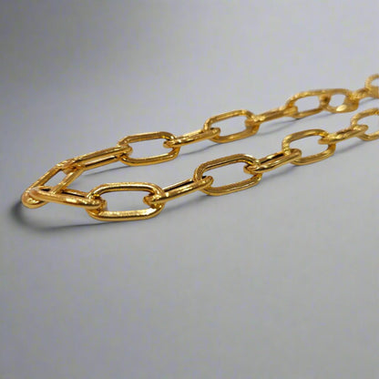 22k / 916 Gold Hollow Anchor Link Chain Light Weight - Best Gold Shop 22k gold 22k gold chain 22k gold necklace Necklaces