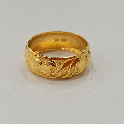 22k / 916 Gold Hollow Design Craving Ring V2 - Best Gold Shop 22k gold 22k gold ring 916 gold Rings